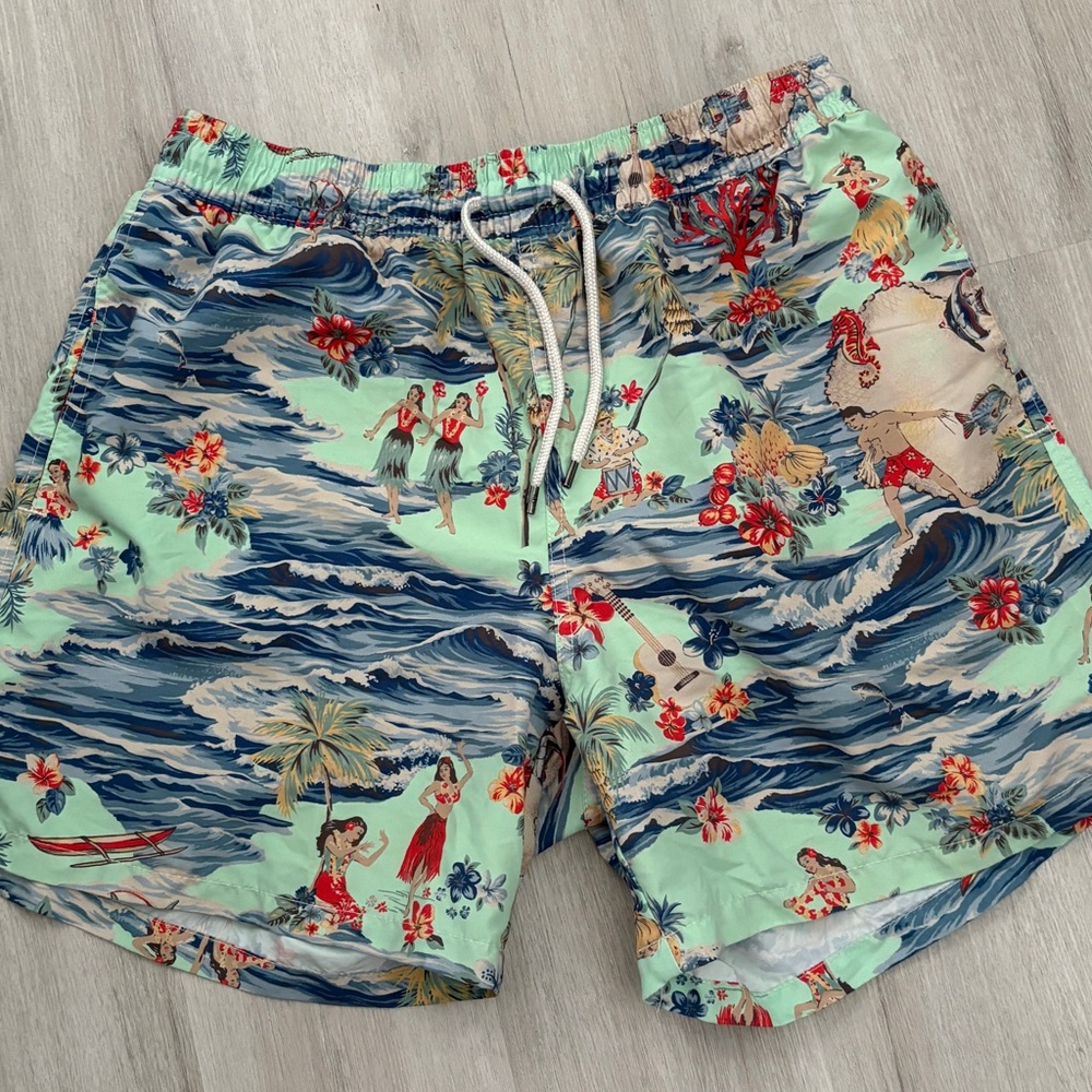 Polo Tropical Print Men's Swim Shorts